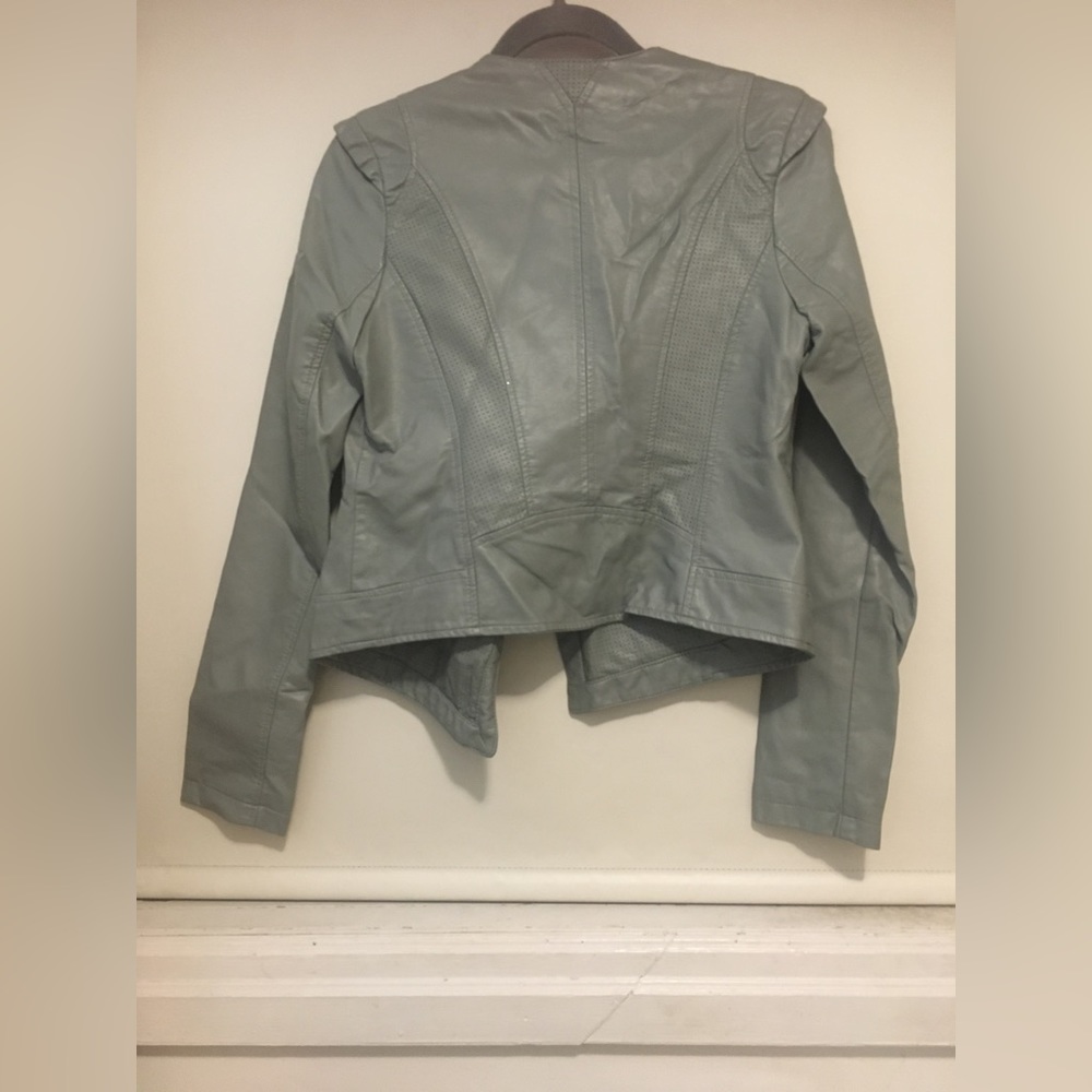 Grey Bomber Style Jacket - Picture 7 of 9